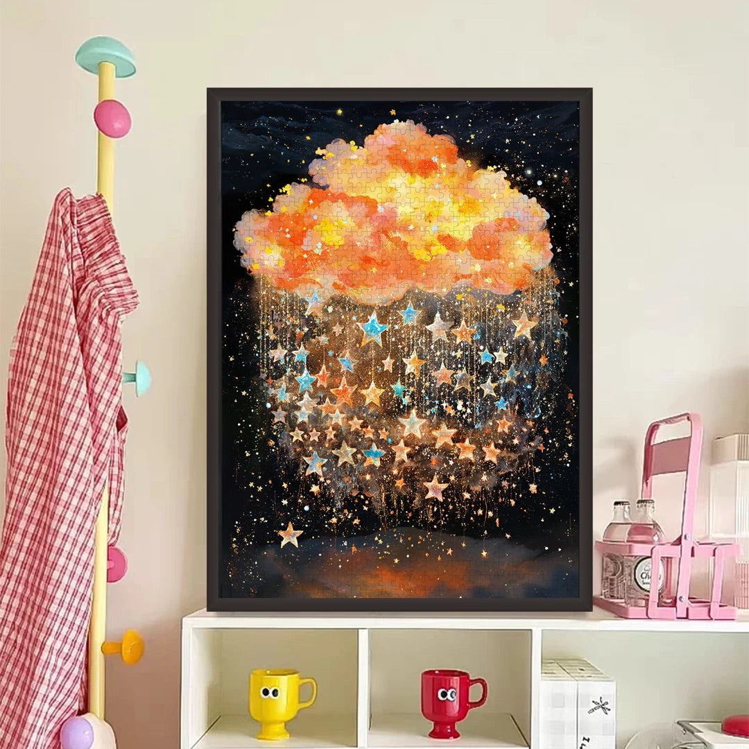 Stars Amid Rosy Clouds Jigsaw Puzzle Mood Puzzle