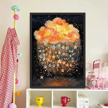 Stars Amid Rosy Clouds Jigsaw Puzzle Mood Puzzle