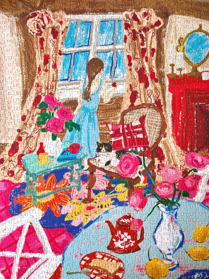 Pink Summer 1000 Piece Jigsaw Puzzle