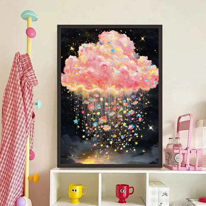 Dreamy Starfall Cloud Jigsaw Puzzle