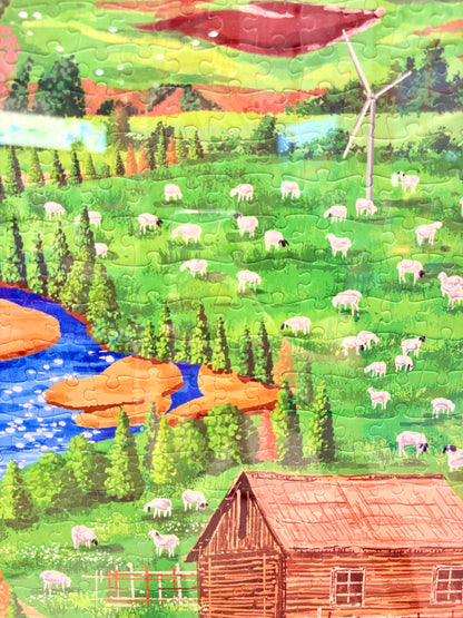 Summer on the Prairie 1000 Piece Jigsaw Puzzle Momibook