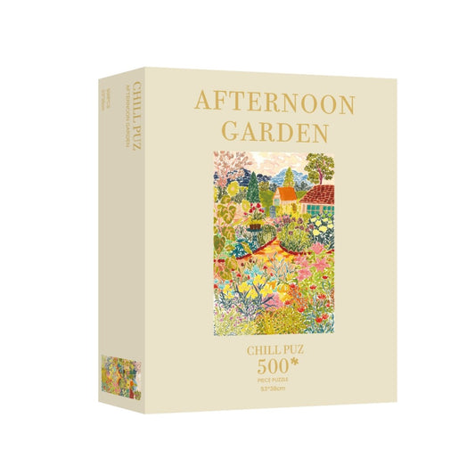 CHILL PUZ Afternoon Garden 500 Piece Puzzle V Boutique Studio
