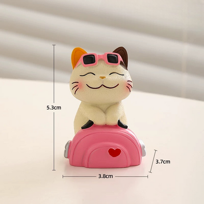 Lucky Cat Phone Holder/ Ornament