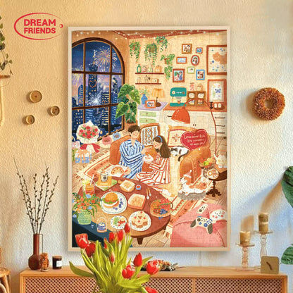 Dream Friends Attachment 1000 Piece Jigsaw Puzzle