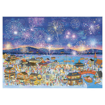Fireworks Night Festival 1000 Piece Jigsaw Puzzle