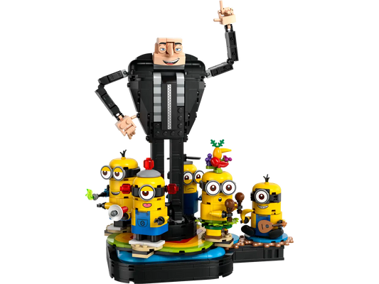 LEGO Despicable Me 4 Brick-Built Gru and Minions 75582