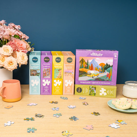 I-Love-250-Piece-Puzzles Bundle | Six Puzzles for Kids & Adults | Designed in Canada by Women Artists