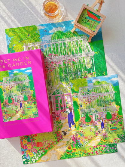 Hobbry Meet Me in the Garden 500 Piece Puzzle Hobbry