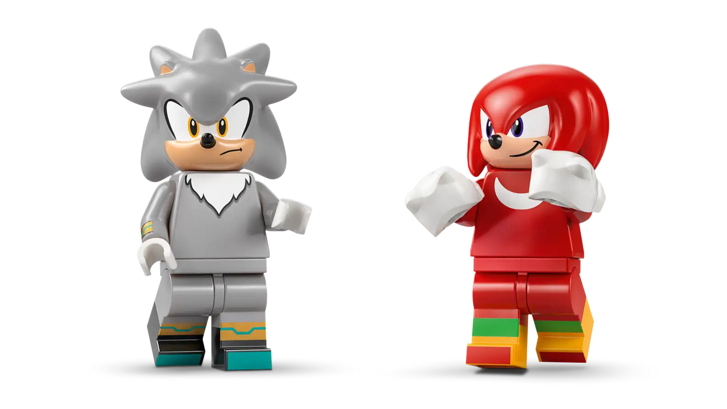LEGO® Sonic the Hedgehog™
Silver's Car vs. Knuckles' Monster Truck 77118