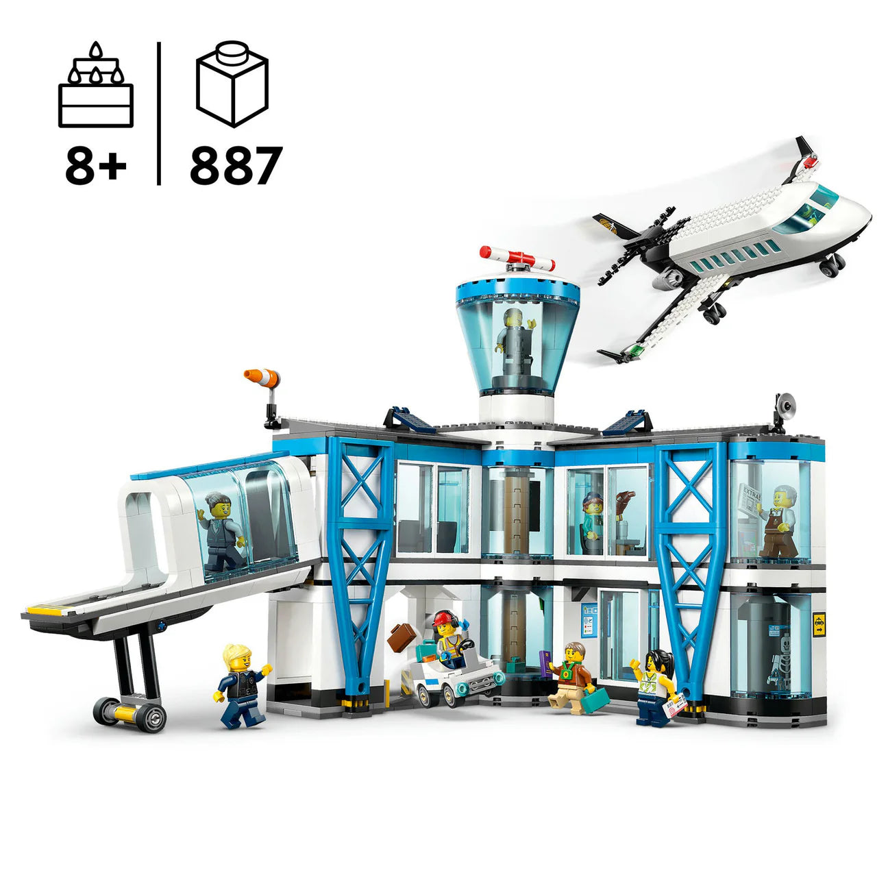 LEGO City Airport with Airplane 60502 LEGO