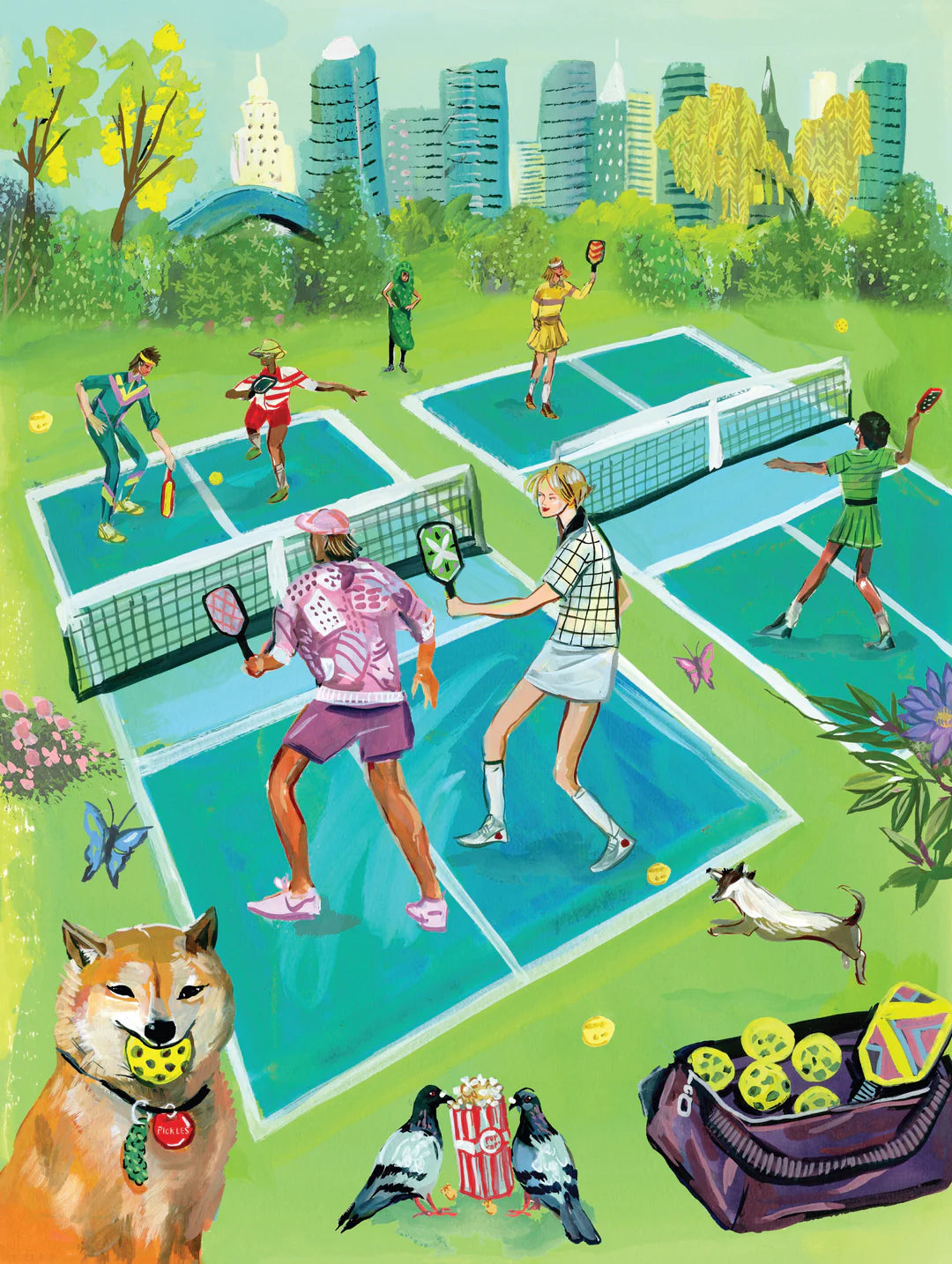 Pickleball 500 Piece Jigsaw Puzzle
