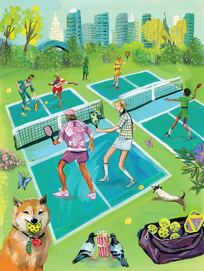 Pickleball 500 Piece Jigsaw Puzzle