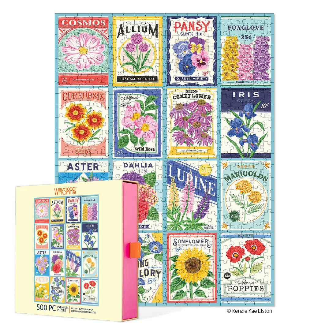 Seed Packets 500 Piece Puzzle