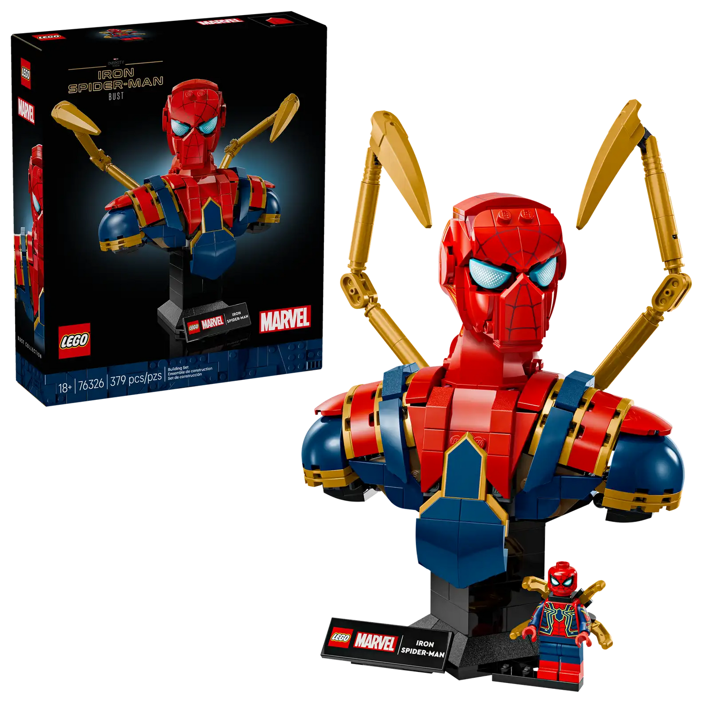 LEGO Marvel Iron Spider-Man Bust 76326