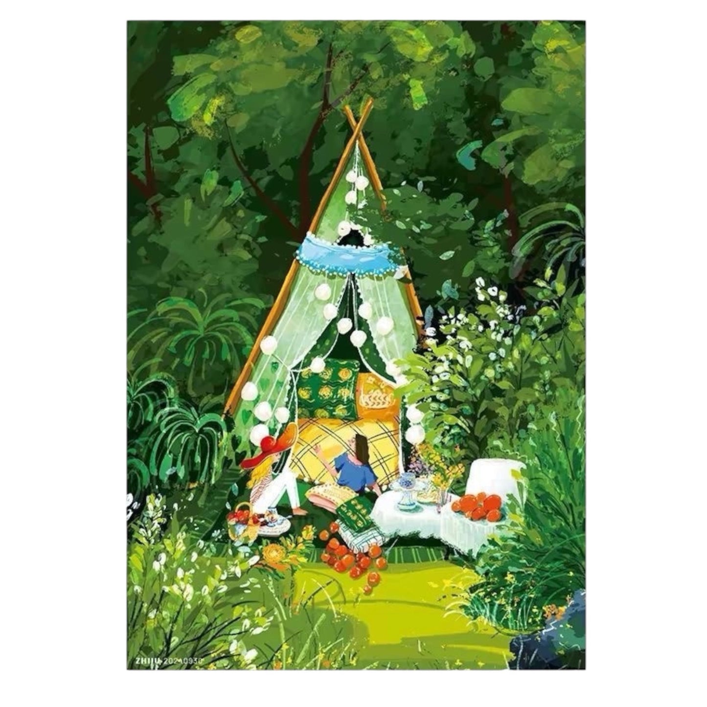 A Rest in Forest 500 Piece Jigsaw Puzzle ZHIJU