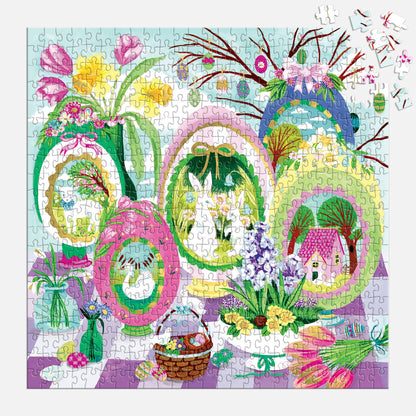 Windows To Spring 500 Piece Foil Puzzle