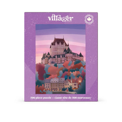 [Pre-Order] Quebec City 500-Piece Puzzle Villager Puzzles