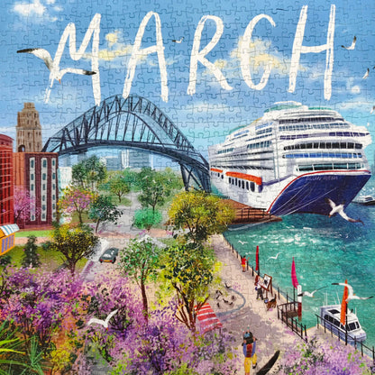 Atlantic Flowers 1000 Piece Jigsaw Puzzle