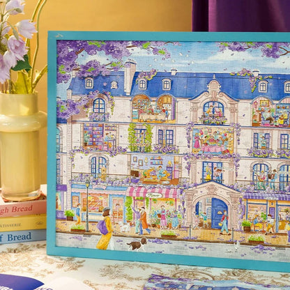 Purple Street Story 1000 Piece Jigsaw Puzzle