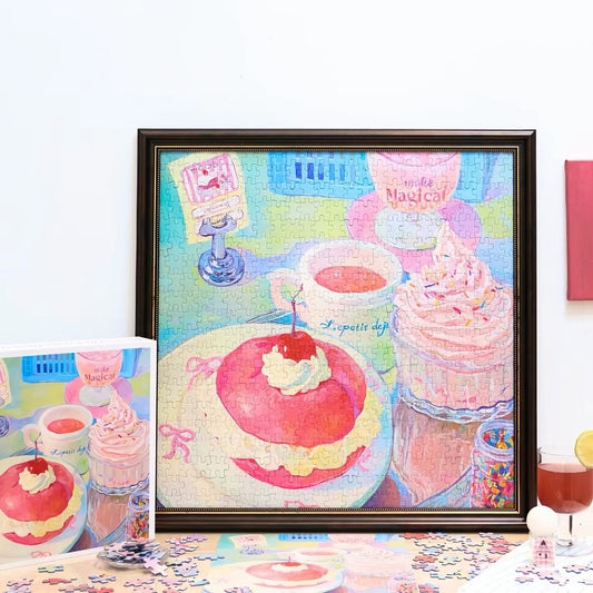 Creamy Sweetheart 500 Piece Jigsaw Puzzle Komono
