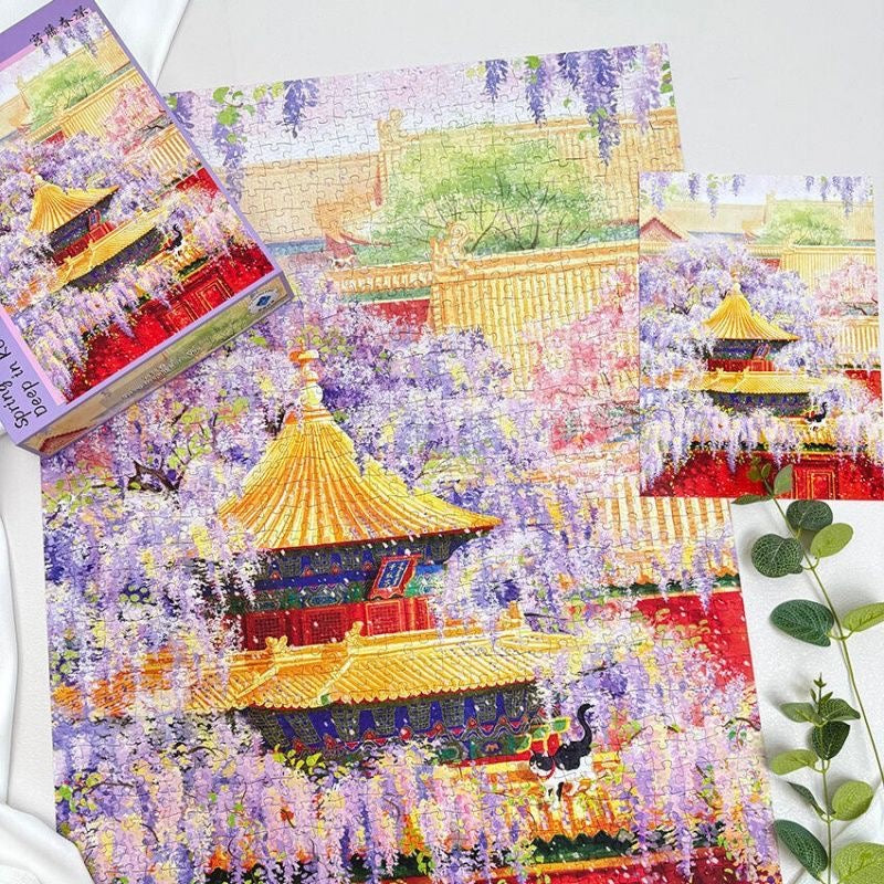 Spring Deep in Koto Vine 1000 Piece Jigsaw Puzzle Tutu Dingdang
