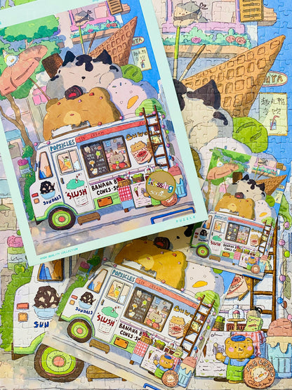 Kessing Ice Cream Truck 500 Piece Jigsaw Puzzle Jigsaw puzzles