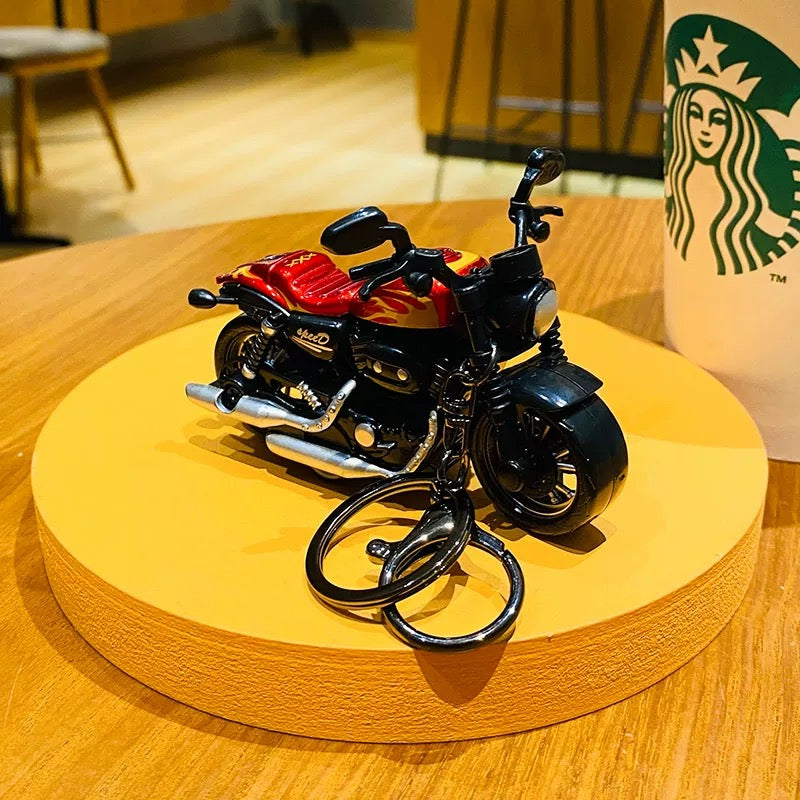 Mini Motorcycle Keychain - ABS Collectible Model V Boutique Studio