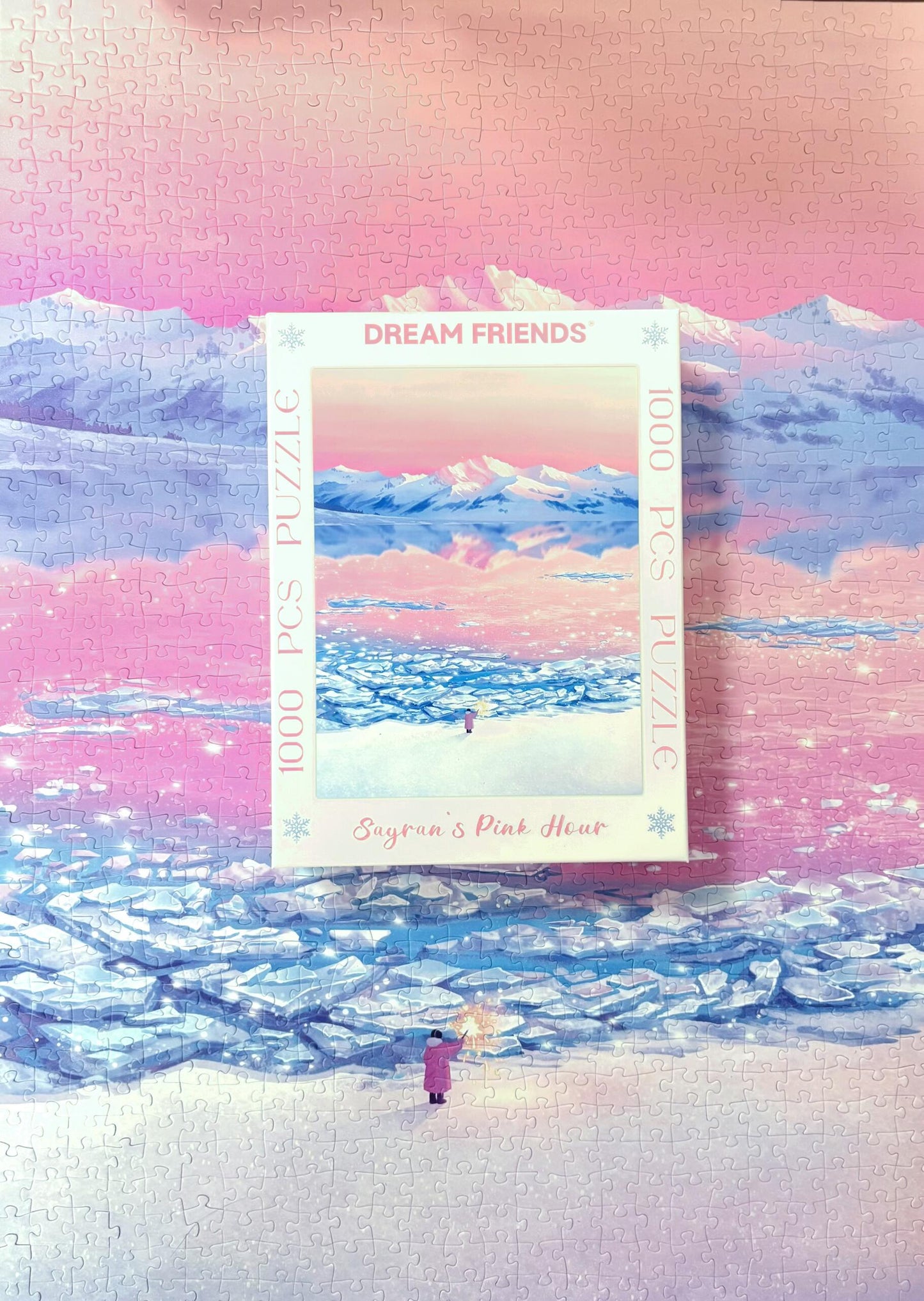 Sayram’s Pink Hour 1000 Piece Puzzle