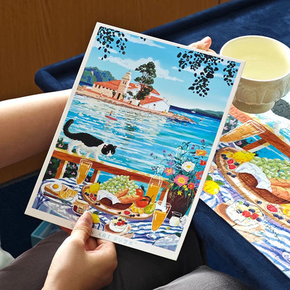 SEREN ART Corfu Island 1000 Piece Puzzle SEREN ART