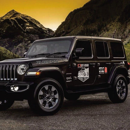 Rubicon 4x4 Off-Road Adventure Decal Set for JEEP Wrangler