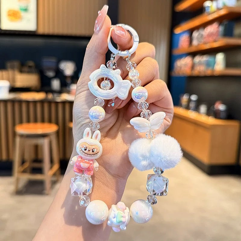 Labubu Wool Ball Phone Lanyard