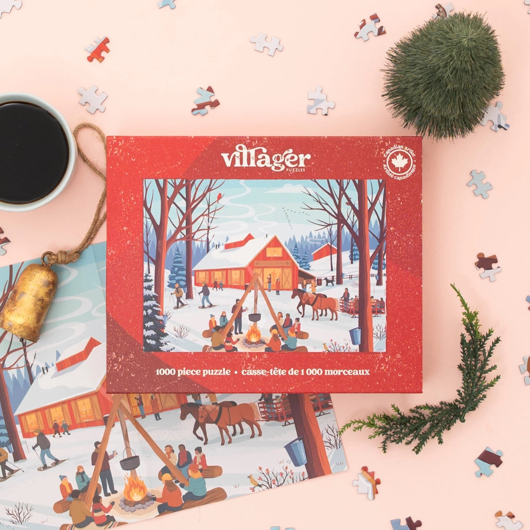 [Pre-Order] Cabane À Sucre 1000 Piece Puzzle Villager Puzzles