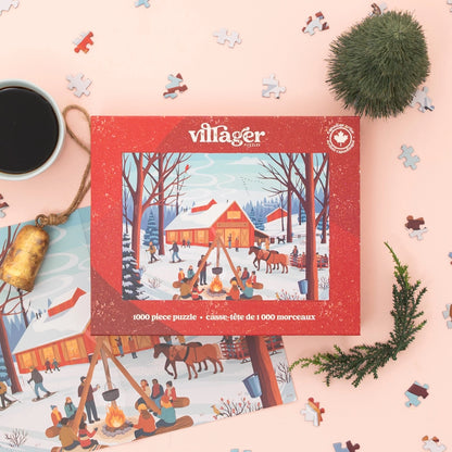 [Pre-Order] Cabane À Sucre 1000 Piece Puzzle Villager Puzzles