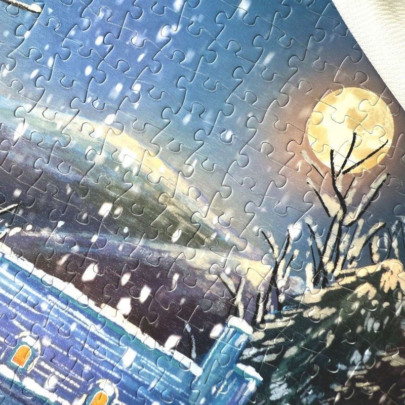 Snow on a Moonlit Night 1000 Piece Jigsaw Puzzle Tutu Dingdang