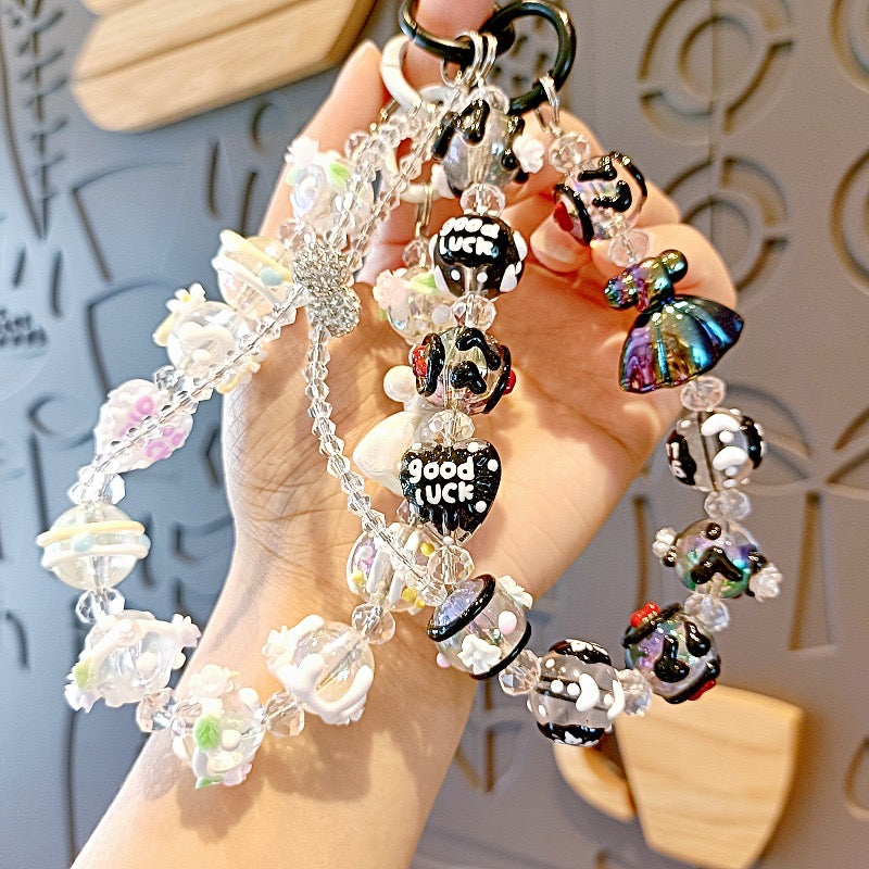 Cordon de téléphone en perles Dopamine Skirt