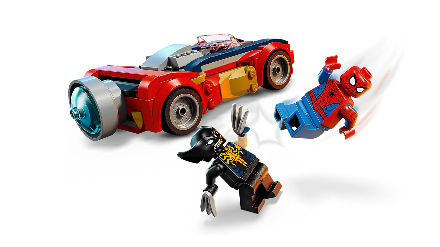 LEGO Marvel Spider-Man Car vs. Venomized Wolverine 76336
