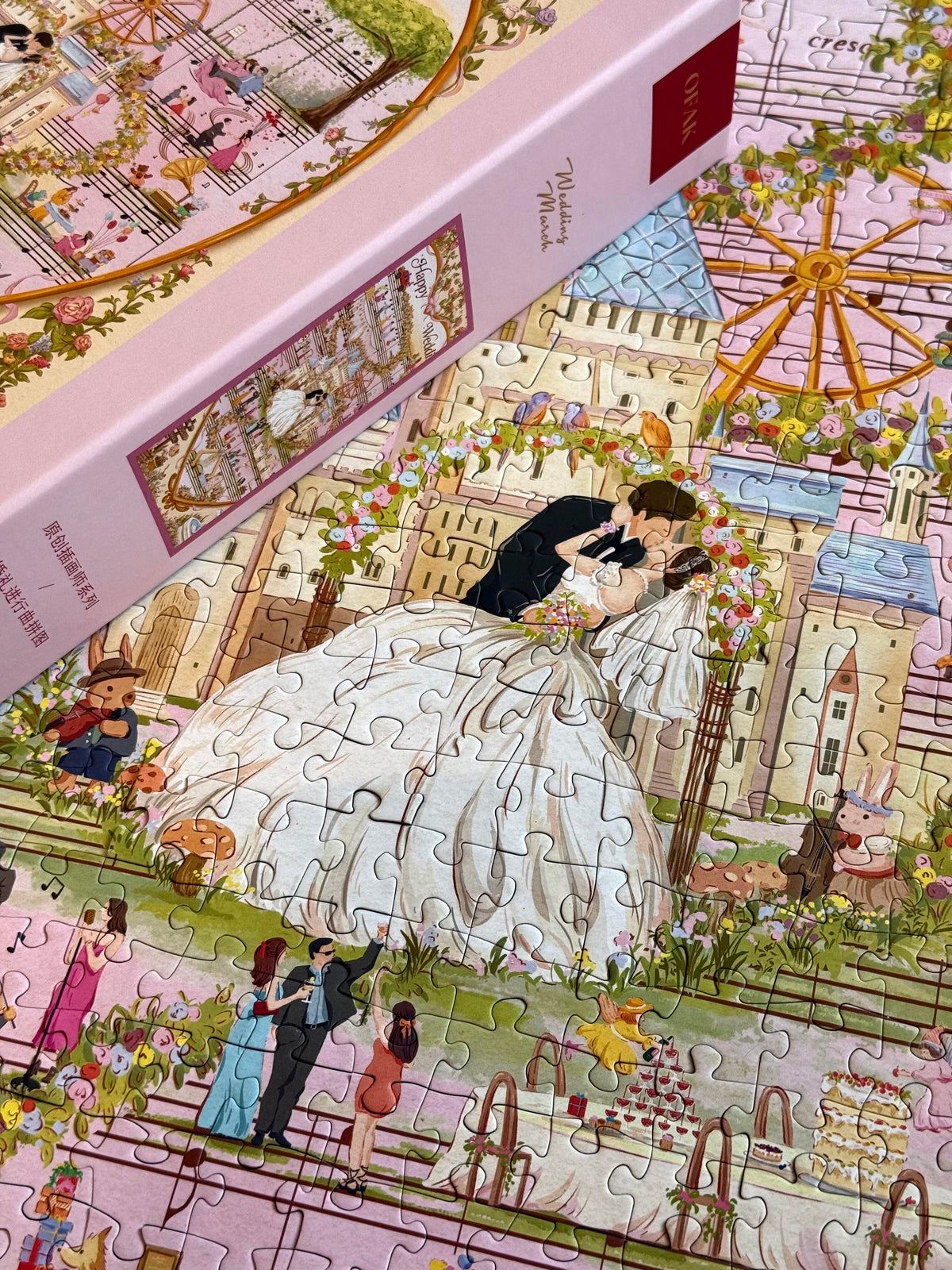 Ofak Puzzle Wedding March 1000 Piece Jigsaw Puzzle Ofak Puzzle