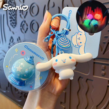 Sanrio Shining Planet Keychain – Cute Cartoon Bag Charm & Pendant