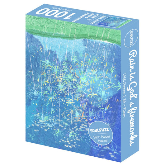 Rain Is God’s Fireworks 1000 Piece Jigsaw Puzzle Soulpuzz