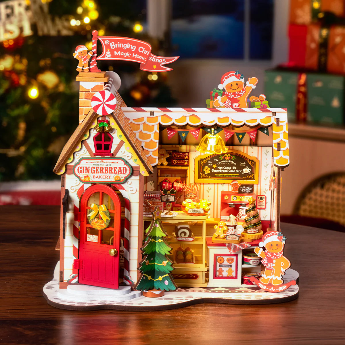 Rolife Gingerbread House DIY Miniature House DG176
