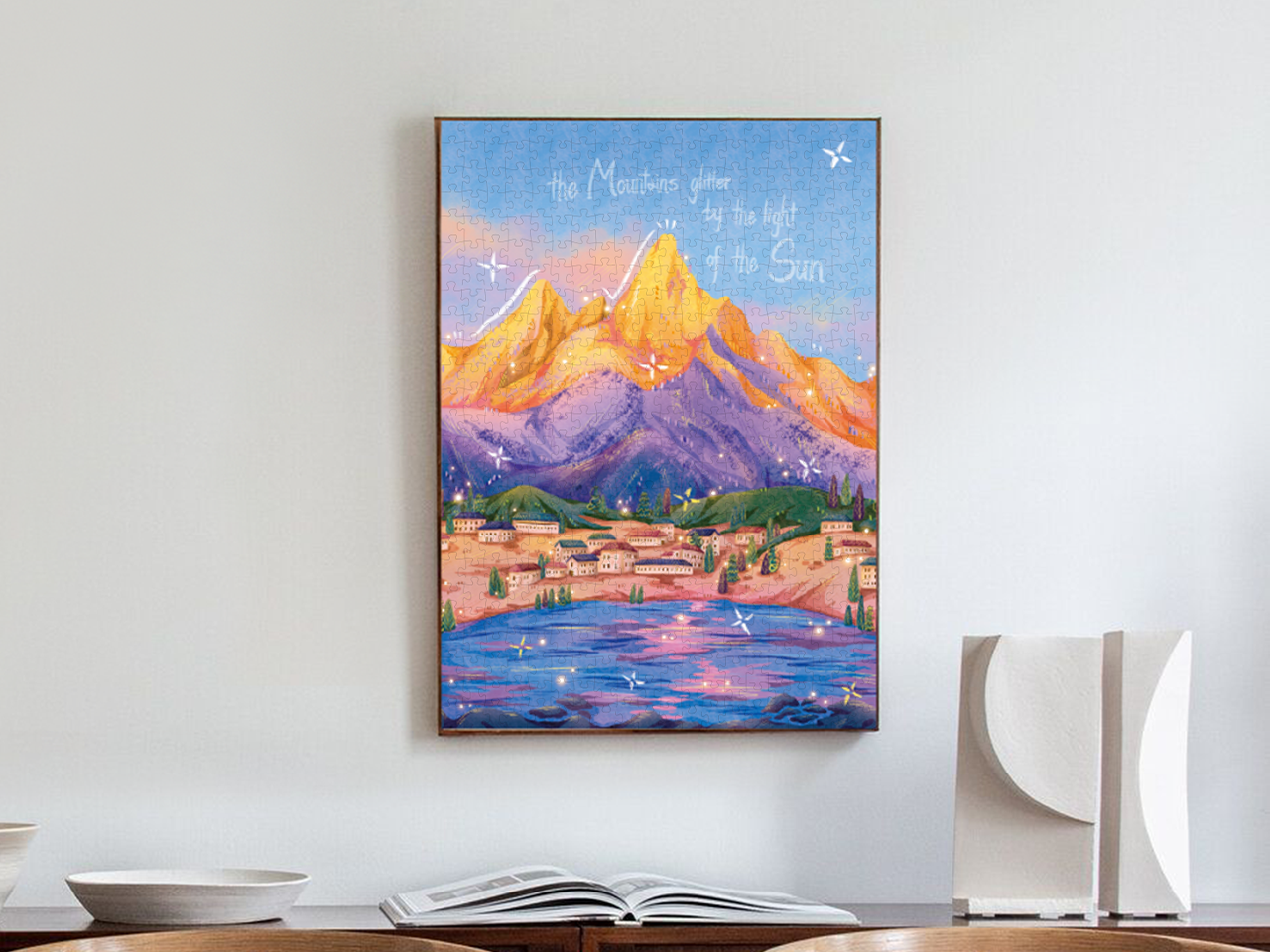 Yunnan Golden Mountain 500 Piece Jigsaw Puzzle ZHIJU