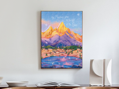 Yunnan Golden Mountain 500 Piece Jigsaw Puzzle ZHIJU