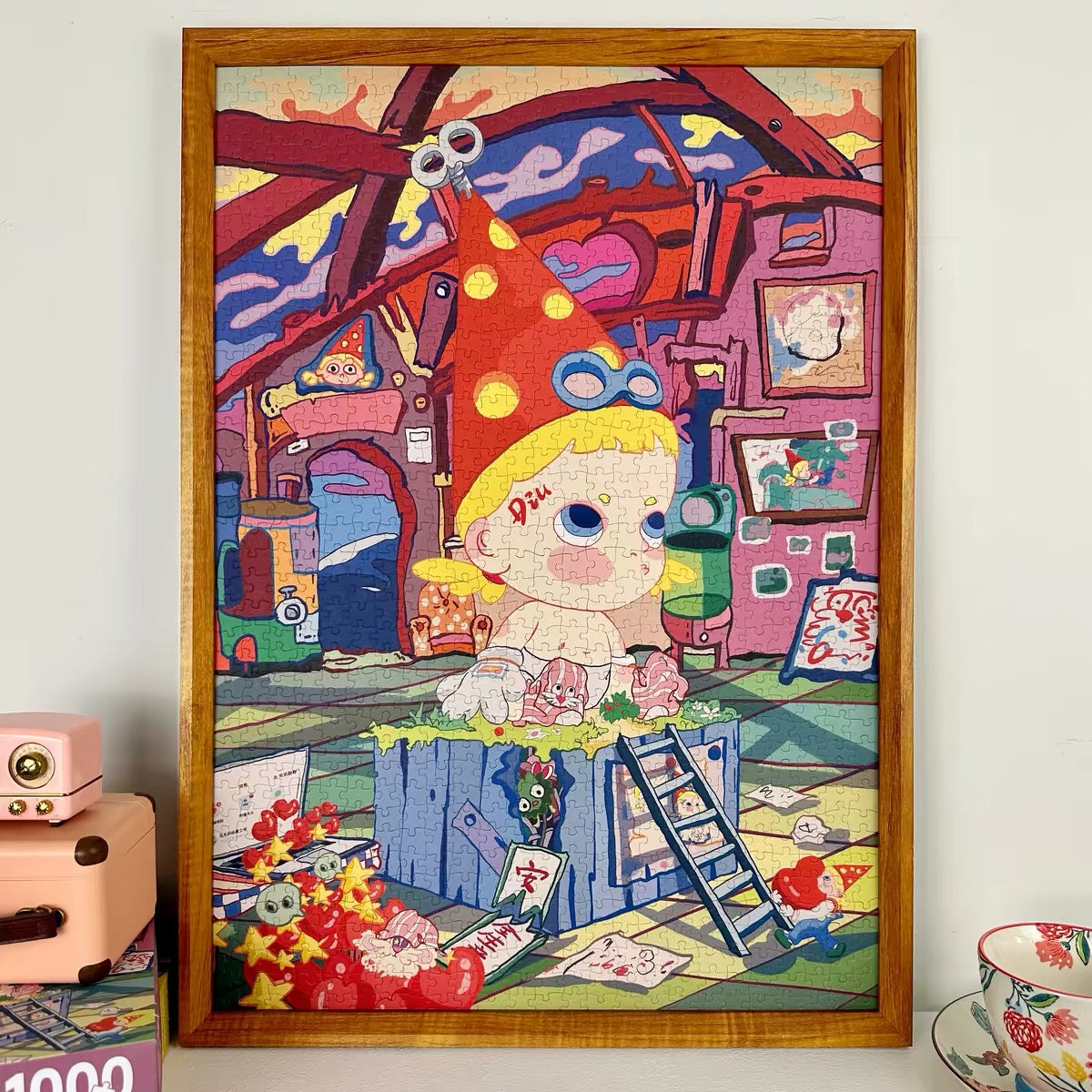 Hourglass Puzzle Diudiu’s Toy Factory 1000 Piece Jigsaw Puzzle Hourglass Puzzle