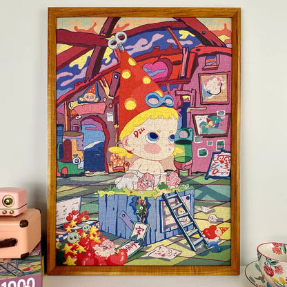 Hourglass Puzzle Diudiu’s Toy Factory 1000 Piece Jigsaw Puzzle Hourglass Puzzle