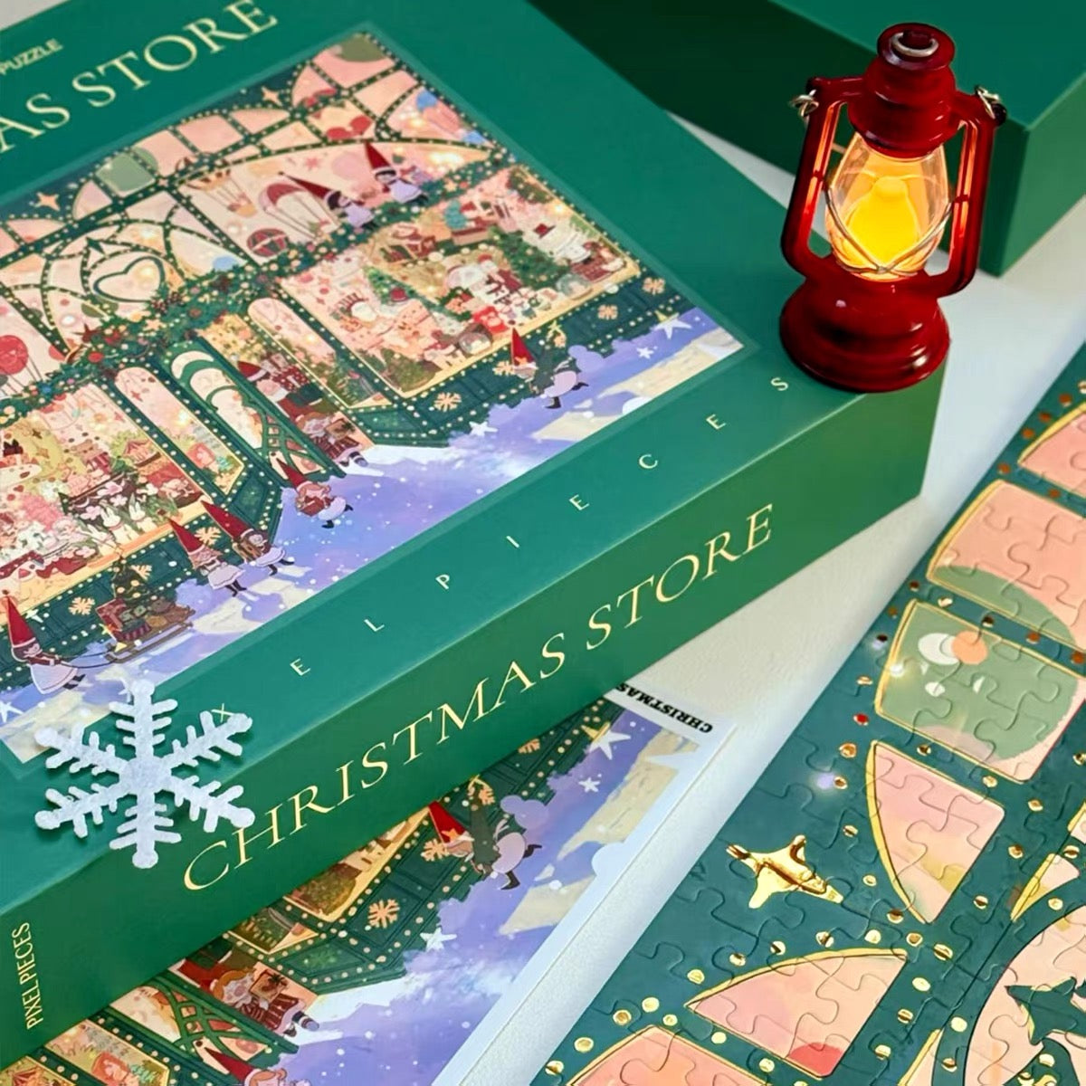 Christmas Store 1000 Piece Jigsaw Puzzle Pixel Pieces