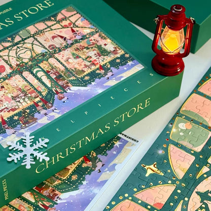 Christmas Store 1000 Piece Jigsaw Puzzle Pixel Pieces
