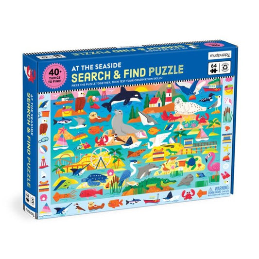 At the Seaside 64 Piece Search & Find Puzzle