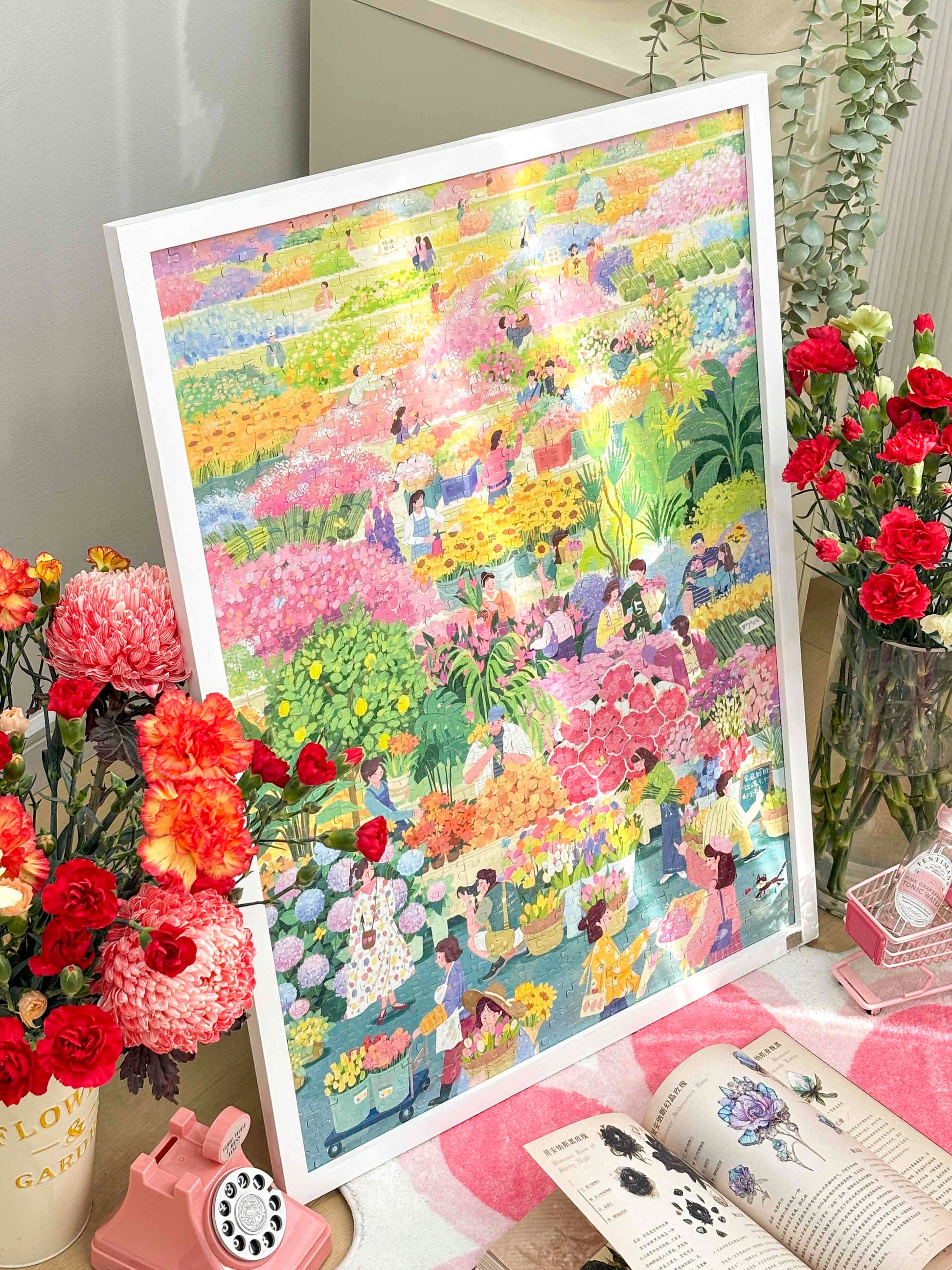 TOi World Kunming Dounan Flower Market 1000-Piece Jigsaw Puzzle TOI