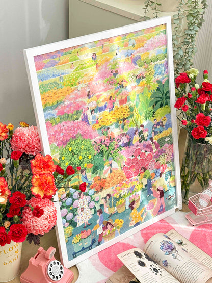 TOi World Kunming Dounan Flower Market 1000-Piece Jigsaw Puzzle TOI