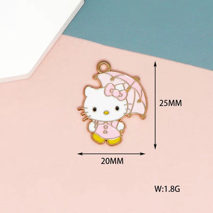 Dreamy Kitty Alloy Charms for Jewelry Making